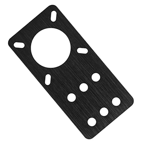 BRRNOO NEMA 17 Stepper Motor Mount Plate, for V-Slot Linear with Black Anodized Finish, 3D Printer Motor Mounting Plate