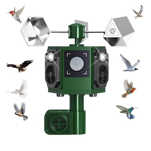 Upgraded Solar Bird Repellent System