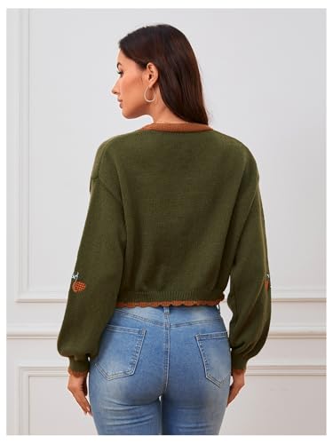 Women's 2025 Floral Embroidery Cardigan Cottage Core Boho Cardigans Vintage Western Cropped Sweaters Fall Outwear2