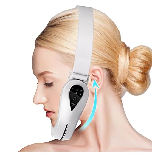 Double Chin Reducer Machine, Electric Face Lift Device Double Chin Eliminator 4 Modes, Lifting & Firming Saggy Skin Reduce Double Chin