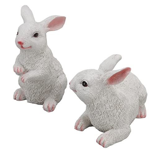 Lianglide Resin Rabbit Statue, Garden Statues, Easter Bunny Decorations, Rabbit Garden Sculptures & Statues Outdoor, Bunny Decoration For For Patio, Yard, Balcony Decor #TOP6