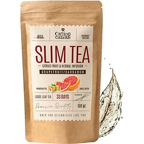 SLIM TEA Grapefruit - Körper Entgiften & Abnehmen Schnell - Detox Tee Cover