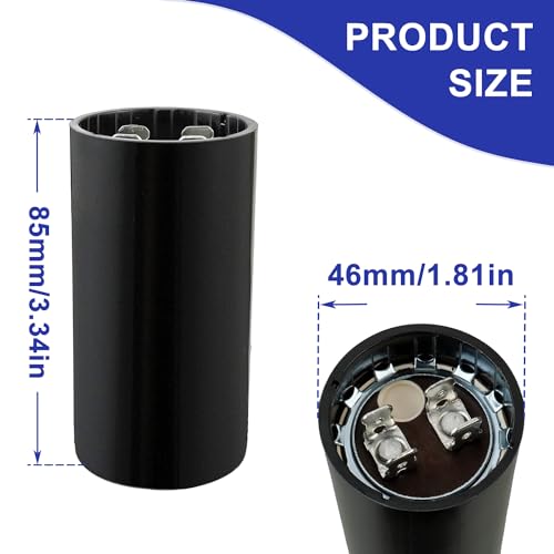 BOJACK 590-708 Uf/Mfd 50/60 Hz 110-125 Vac Universal Round Start Capacitor Peças De Reposição Elétri
