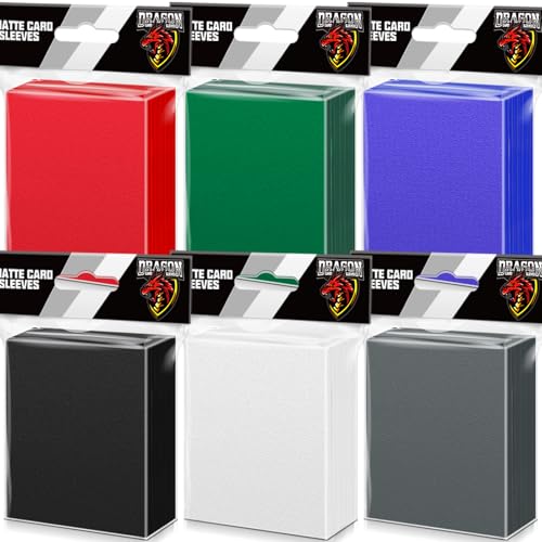 600PCS Card Sleeves for Collectable Gaming Cards, Matte Card Protectors Sleeves for Baseball Cards,...