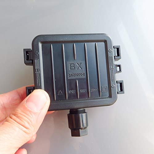 Davitu Electrical Equipments Supplies - 30W - 70W Solar Junction Box waterproof IP67 for Solar Panel connect PV junction box solar cable connection - Thumbnail 3