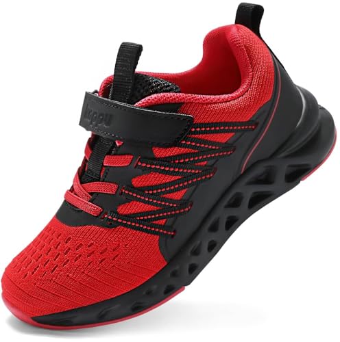 Image of koppu Boys Girls Shoes Non-Slip Tennis Shoes Fashion Lightweight Breathable Kids Sneakers for Little Kids /Big Kids