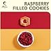 Tesoro Raspberry Filling by Pasticceria Matilde Vicenzi, Raspberry Cream Filled Puff Pastry Patisserie, Kosher Dairy, Made in Italy, 3.17oz (90g), 4-Pack