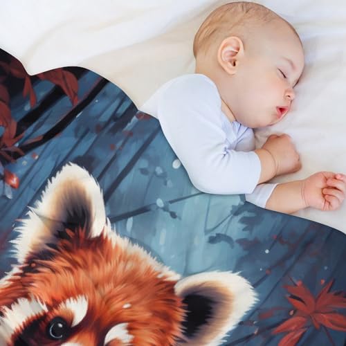Couverture ours chaude en flannel, plaid canapé et lit 130x180cm - 5