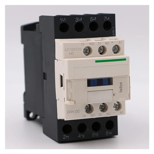 Contacteur 4P 4NO LC1-DT25MD pour sécuriser la commande de moteur triphasé 25A