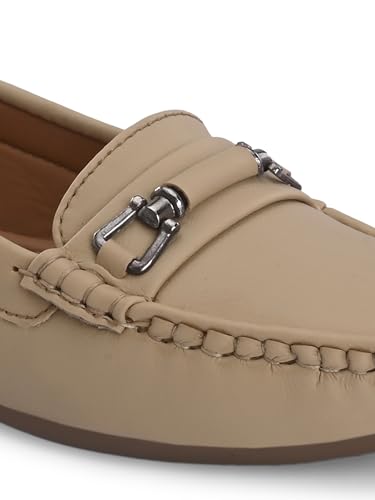 Image of Karaddi Women's Loafers | Cushioned Footbed | Stylish Fashion Moccasins | Comfortable Slip On Formal Loafer for Women | Flexible Style Casual Shoes | Formal Office Wear Shoe
