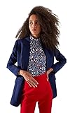 blazer azul mujeres Lavar a una temperatura máxima de 30 ° C. No usar lejía. No secar en secadora. Planchar a baja temperatura. No limpiar en seco.