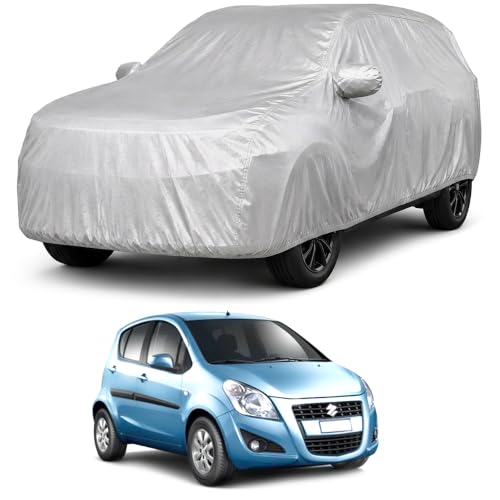 Image of Autofact Car Body Cover Compatible with Ritz | Custom Fit Car Cover | 100% Water-Resistant| Triple-Stitched Lightweight Fabric | Dustproof | Indoor & Outdoor Use | Elastic Bottom