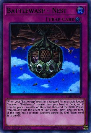 Yu-Gi-Oh! - Battlewasp - Nest - BLHR-EN042 - Ultra Rare - 1st Edition - Battles of Legend: Hero's Revenge