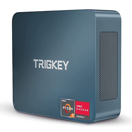 TRIGKEYミニPC AMD Ryzen5 5500U 16GB SSD1TB TRIGKEY S5 AMD Mini PC, Ryzen 5 5500U (Up to 4.0 GHz) 6-Core