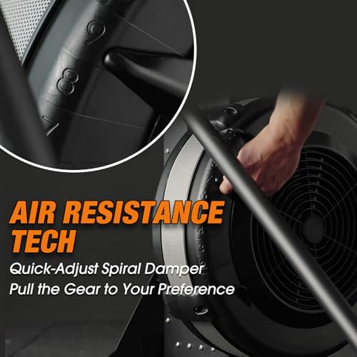 Image of Ski Exercise Machine, GMWD Ski Equipment Indoor Aerobic Wind Resistance Machine, Indoor Strength Training Home Gym Equipment