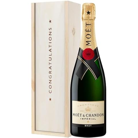 Sparkling Direct Champagne Congratulations Gift Set - Includes a 75cl Bottle of Moet & Chandon Champagne Cover