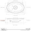 RetroSound R-463N 4 x 6 Stereo Replacement Speaker