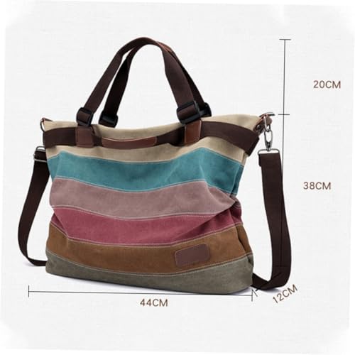 Sac en toile Healvian à capacité spacieuse et style décontracté - 3