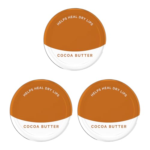 3 Pack Cocoa Butter Lip Balm - Petroleum Jelly 20g Tin In Origina...