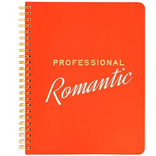 Carnet à spirales romantique ban.do rouge pour vos notes de bureau - 2