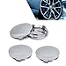LINGYUE 4 Pcs Wheel Center Caps for Toyota Hilux Vigo 2005 2006 2007 2008 2009 2010 2011, Outer Diameter 65mm Vehicle Center Snap-in Vehicle Rim Hub Caps Accessories,Silver