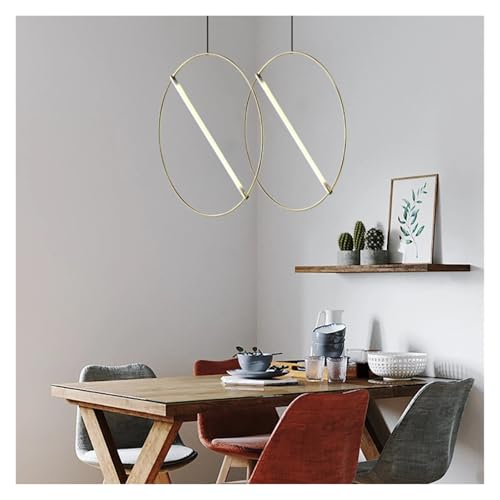 Lampe suspendue table à manger éclairage chaud suspension métal D35 - 4
