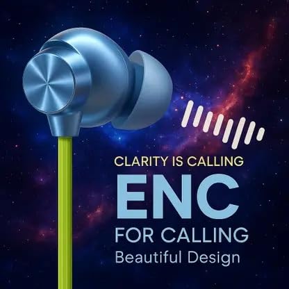 Image of Bluetooth Wireless Neckband Earphones, Silicone, Magnetic Closure, Multi-Device Support,T60 Bullet Bluetooth (Neon)