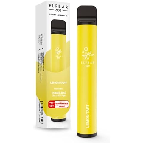 SweedZ ELF BAR Shisha electrónica sin nicotina sabor tarta de limón Cover