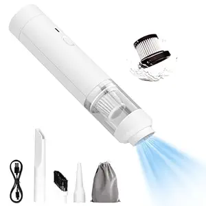 ZWai Cordless Vacuum, Handheld Vacuum Cleaner, Mini Car Vacuum with Blower Lightweight Portable Vacuum for Car,Home, Dual Filtration Handheld Vacuum Cleaner 13000Pa Suction Power, USB Fast Charging