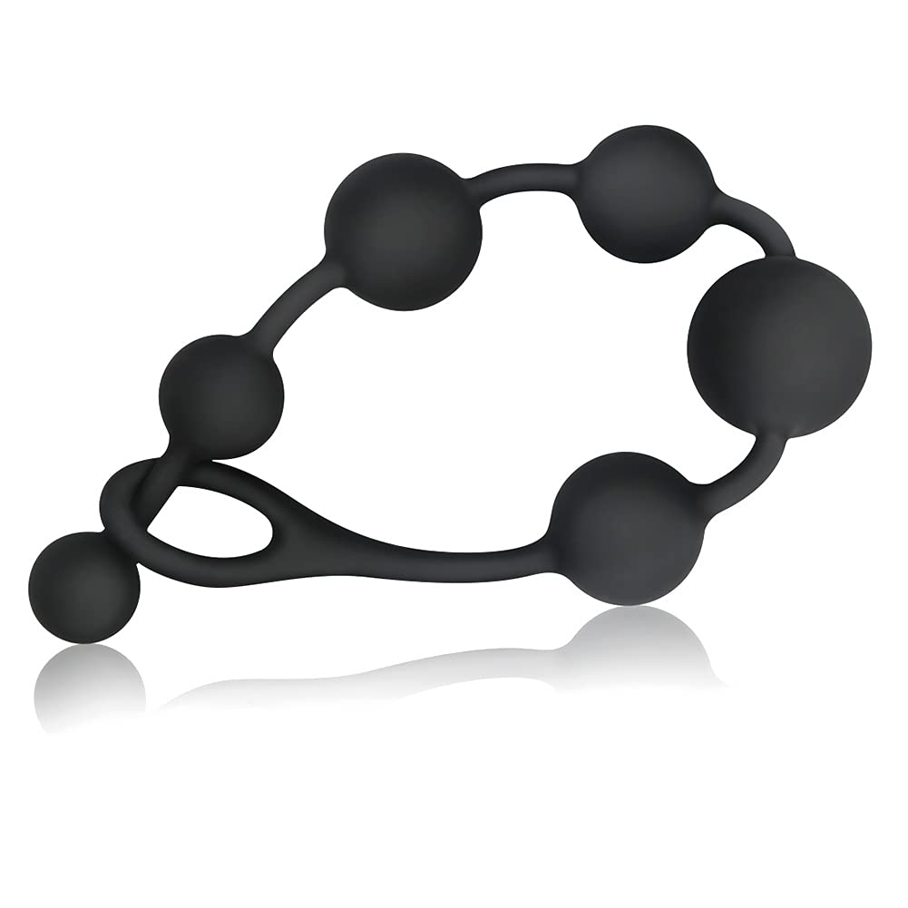 Plug Anal En Silicone, Bouchon Anal Flexible Entraîneur Anal Chaîne Anale Avec 6 Boules De Tailles Différentes Jouet Sexuel Anal Pour Les Hommes, Les Femmes Et Les Couples