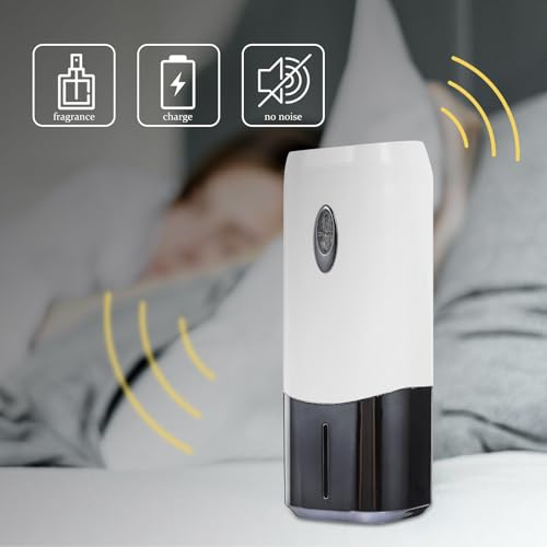 Difusor aromático eléctrico automático gris para mesa miniatura 6