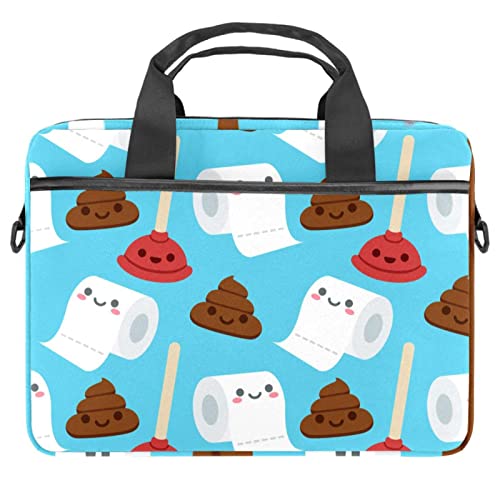 Sacoche bandoulière ordi 13-14.5" lapin noir pour ranger kit hygiène bleu
