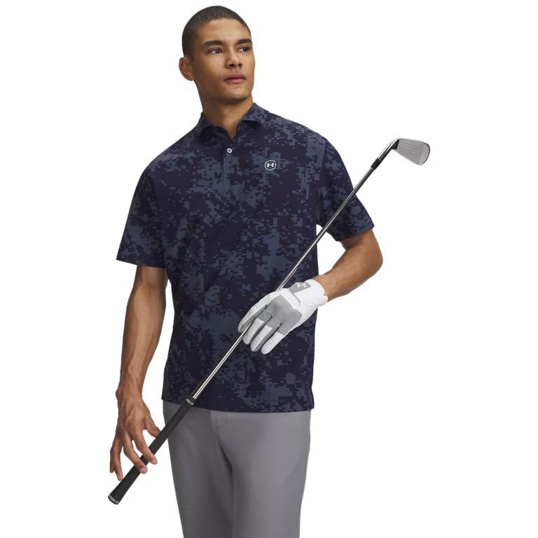 Under Armour Drive Chill Printed Short Sleeve Polo M