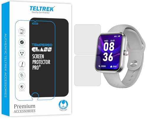 Image of Screen Guard for Beatxp Marv Aura Smartwatch Screenguard, Edge to Edge TPU Fiber Film not Tempered Glass Screen Protector for Beatxp Marv Aura (Pack of 2)