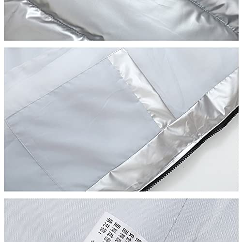 tuduoms Women's Removable Hooded Puffer Vest Quilted Lightweight Water-Resistant Down Vest Winter Warm Padded Parka Jacket4