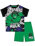 Marvel Boys The Incredible Hulk Pyjamas Green Age 5 to 6 Years