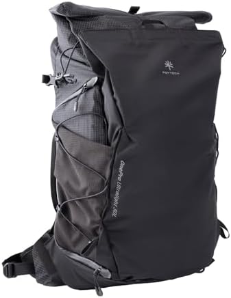 PGYTECH OnePro Ultralight Outdoor Wasserdichter Kamerarucksack 30L, Schwarz | AceFrame Tragesystem, Regenhülle, Schnellzugriff, 16 Zoll Laptopfach, Leichte Fotorucksack für DSLR/Dr