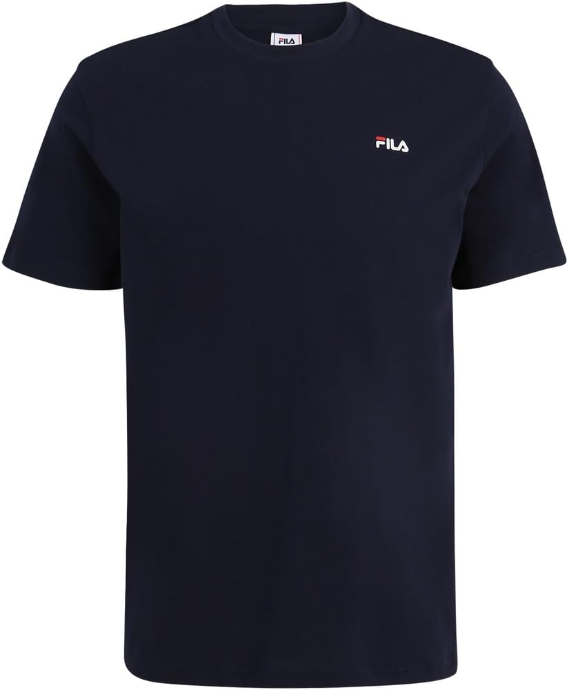 Fila Men's Black (Black Iris) Laas Regular Tee T-Shirt, L
