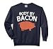 Funny Body By Bacon T-Shirt Bacon Lovers Tee Shirt Gift Comfort Colors Adult Sweatshirt