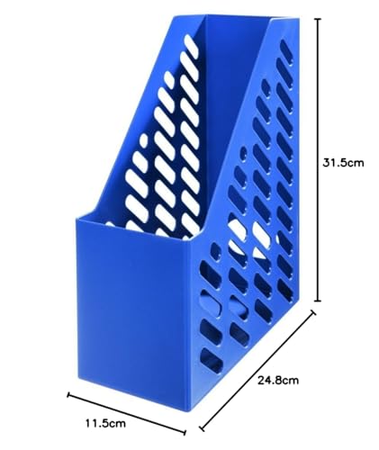 HAN Stehsammler KLASSIK XXL – 1 STÜCK, groß, größer, XXL. Hochwertig, stabil, standsicher und schick, mit Beschriftungsetikett, blau, 1603-14