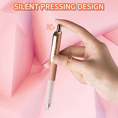 Huohuair 16 Pcs Pens（8 Pens+8 Refills） Fine Point Smooth Writing Pens, Personalized Ballpoint Pens, Flair Colorful Pens, Black Ink 1.0 Mm Journaling Pen, Office Supplies For Women & Men, Note Taking #TOP2