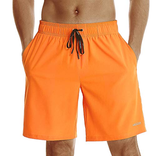 Image of HOdo Mens Swim Trunks with Mesh Liner 9 inch Quick Dry Swim Shorts Bathing Suits for Men Swimwear Board Shorts wiht Pockets