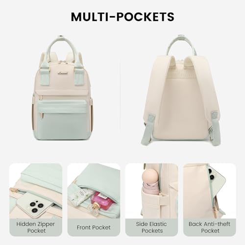 Image of LOVEVOOK Mini Backpack for Women Stylish Waterproof Backpack Purse with USB Port, Cute Daypack for College Travel Party