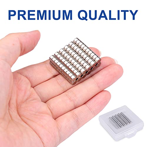 Image of DIYMAG Small Magnets, 120Pcs Mini Refrigerator Magnet for Crafts, Multi-Use Small Strong Round Fridge Magnets,Whiteboard, Billboard, Push Pin, Map Magnet
