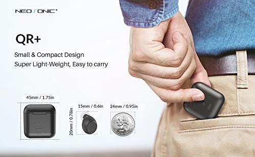 Rechargeable Hearing Amplifier to Aid and Assist Hearing of Adults and Seniors, Digital Mini ITE CIC Sound Amplifier with Portable Charger | Neosonic QR+ Pair - Thumbnail 6