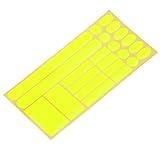 BANGHA Pegatinas Moto,Pegatinas Bicicleta 2pc Bicycle Frame Stickers Cadena de Bicicletas Cinta Protetor MTB Ciclismo Protector Paster Resistente a los arañazos(Fluorescence Yellow)