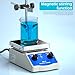 100~1500RPM Magnetic Stirrer, Max 520°F Hot Plate with 1” Magnetic Stirrer Bar, 1000ml 180W 4.7”x4.7” Stir Plate, Mefape Magnetic Stirrer Hot Plate, Support Stand Included