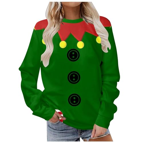 Sweat-shirt Noël femme imprimé mignon, le cadeau idéal en XL