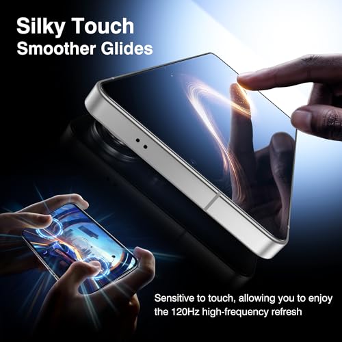 Image of EZ-GLAZ-4 Pack for Samsung Galaxy S26 Screen Protector [6.3 inch], Fingerprint Unlock, 9H Tempered Glass, Scratch Resistant, with Installation Box, Bubble-Free, HD Clear, Case Friendly