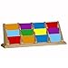 Wooden Mallet 12-Pocket Countertop Business Card Holder, Mahogany